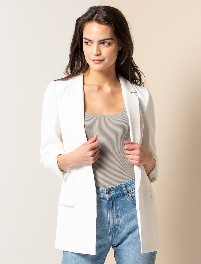 forever new white jacket