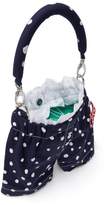 Thumbnail for your product : Charles Jeffrey Loverboy Panties Polka-dot Wool Cross-body Bag - Womens - Navy White