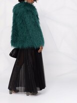 Thumbnail for your product : Alberta Ferretti Single-Breasted Faux-Fur Coat