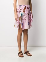 Thumbnail for your product : Stella McCartney Fantasy Print Draped Skirt