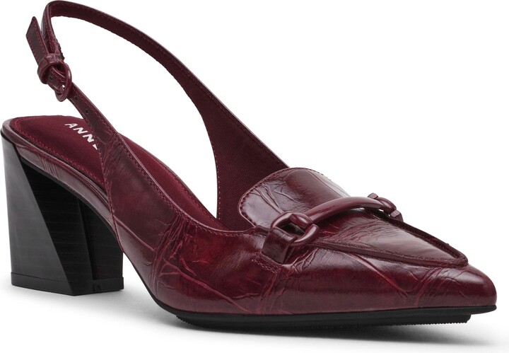 Anne Klein Royce Slingback Pointed Toe Pump