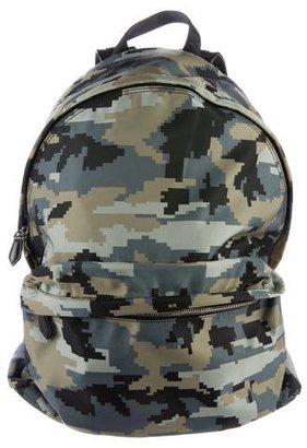 Givenchy Leather-Trimmed Digital Camo Backpack