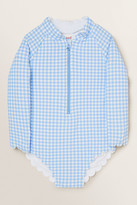 Thumbnail for your product : Seed Heritage Scallop Gingham Rashsuit