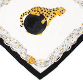 Thumbnail for your product : Cartier Silk Jeweled Print Scarf
