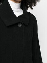 Thumbnail for your product : A.N.G.E.L.O. Vintage Cult 1980s Cape-Style Single-Breasted Coat