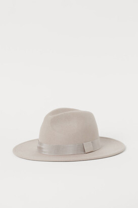 H&M Felted Wool Hat - Brown