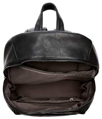 The Honest Company City Quilted Faux Leather Diaper Backpack