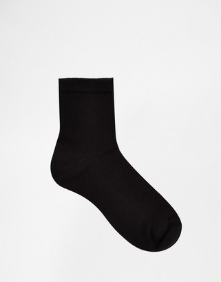 ASOS Plain Rib Ankle Socks