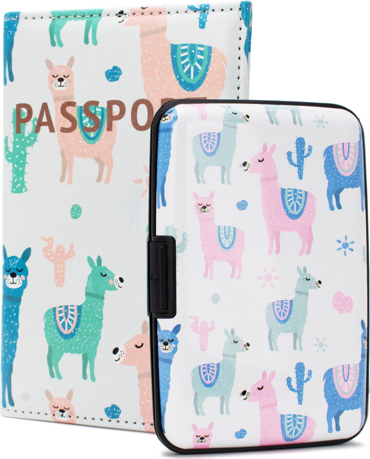 Miami CarryOn RFID Protected Wallet and Passport Cover Set – Prevent Identity Theft