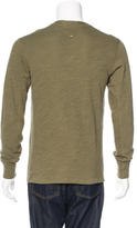 Thumbnail for your product : Rag & Bone Woven Basic Henley w/ Tags