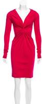 Thumbnail for your product : Donna Karan Long Sleeve Mini Dress