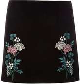 Thumbnail for your product : Dorothy Perkins Petite Embroidered Skirt