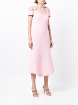 Thumbnail for your product : Rebecca Vallance Garance tweed midi dress