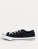 Thumbnail for your product : Converse Chuck Taylor All Star Dainty trainers in black