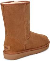 Thumbnail for your product : UGG Classic Short Rubber Logo Calf Boots - Chestnut