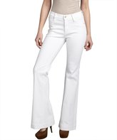 Thumbnail for your product : James Jeans luna white stretch denim 'Humphery' wide leg jeans