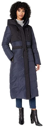 navy mackage coat