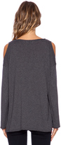 Thumbnail for your product : 525 America Cold Shoulder Scoop Neck Sweater
