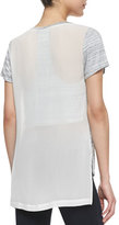 Thumbnail for your product : Autograph Addison Bly Layered Combo Top, Light Gray