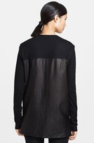 Thumbnail for your product : Helmut Lang Paneled Leather Tunic