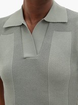 Thumbnail for your product : Jacquemus Open-back Polo Sweater - Green