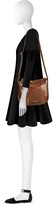 Thumbnail for your product : The Bridge Passpartout Donna Marrone Leather Shoulder Bag