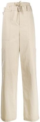 women's high waisted paperbag pants