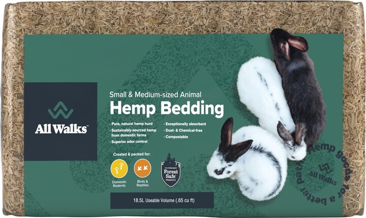 All Walks Hemp Chicken Bedding, 4.5-lb bag