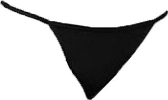 Calosy Women Cotton Panties Simple Thongs Lightweight G-String T-Back 