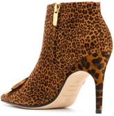 Thumbnail for your product : Sergio Rossi Pointed Leopard Print Boots