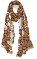Thumbnail for your product : Halogen 'Floral Foulard' Scarf