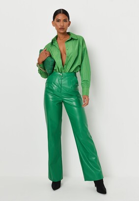 missguided green pants
