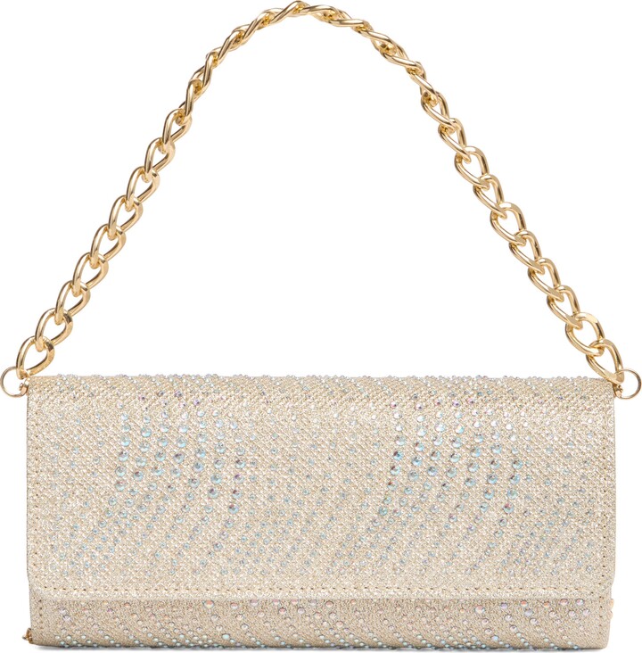Jessica McClintock Max Embellished Shoulder Bag