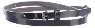 Lanvin Patent Leather Buckle Belt