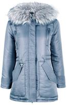 Thumbnail for your product : boohoo Petite Mia Luxe Parka With Faux Fur Hood