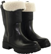 Thumbnail for your product : Brunello Cucinelli Shearling Boots Matte Calfskin With Precious Band