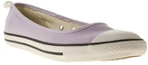 Thumbnail for your product : Converse womens lilac all star dainty ballerina trainers