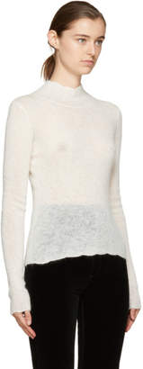 Carven Off-White Mohair Pullover