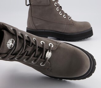 6 inch stack boots light brown nubuck