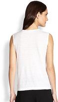 Thumbnail for your product : A.L.C. Tyler Asymmetrical Draped Cotton Tee