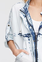 Thumbnail for your product : Forever 21 Contemporary Bleached Denim Jacket