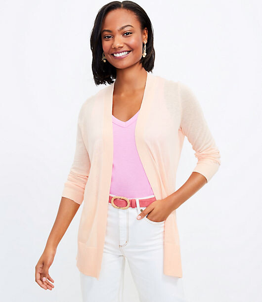 loft grey cardigan