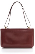 Thumbnail for your product : Hermes Rachel White Vintage Box Calf Loop Bag