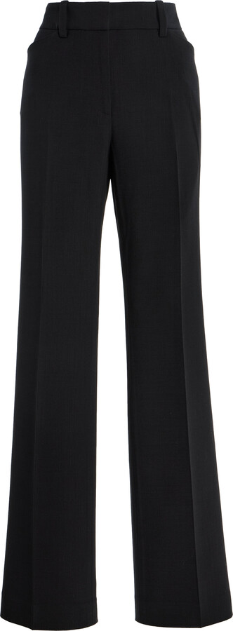Lafayette 148 Responsible Wool Double Face Reade Straight Leg Pants