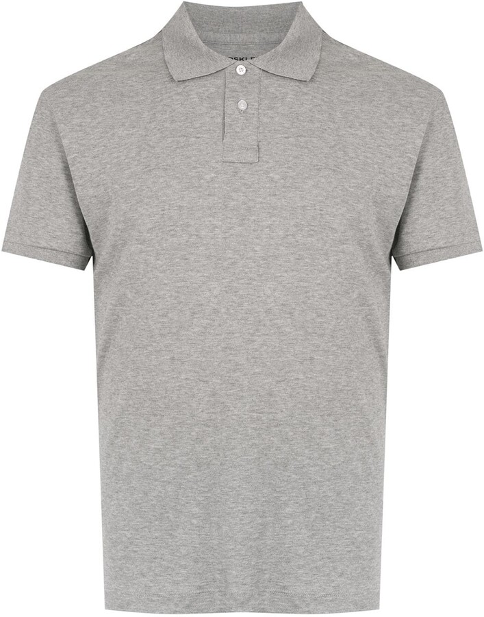 slim pima logo polo shirt