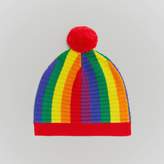 Thumbnail for your product : Burberry Striped Wool Cashmere Beanie