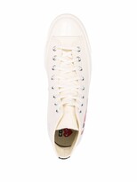 Thumbnail for your product : COMME DES GARÇONS PLAY X CONVERSE x Converse Chuck 70 "White" sneakers