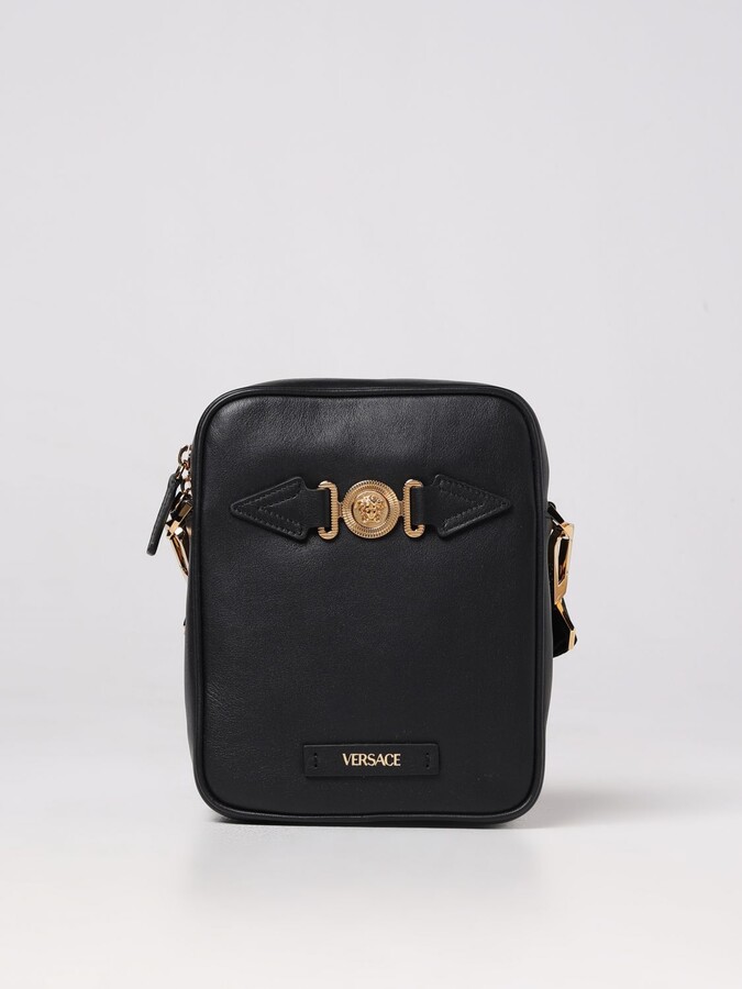 Versace Medusa Biggie bag in leather - ShopStyle