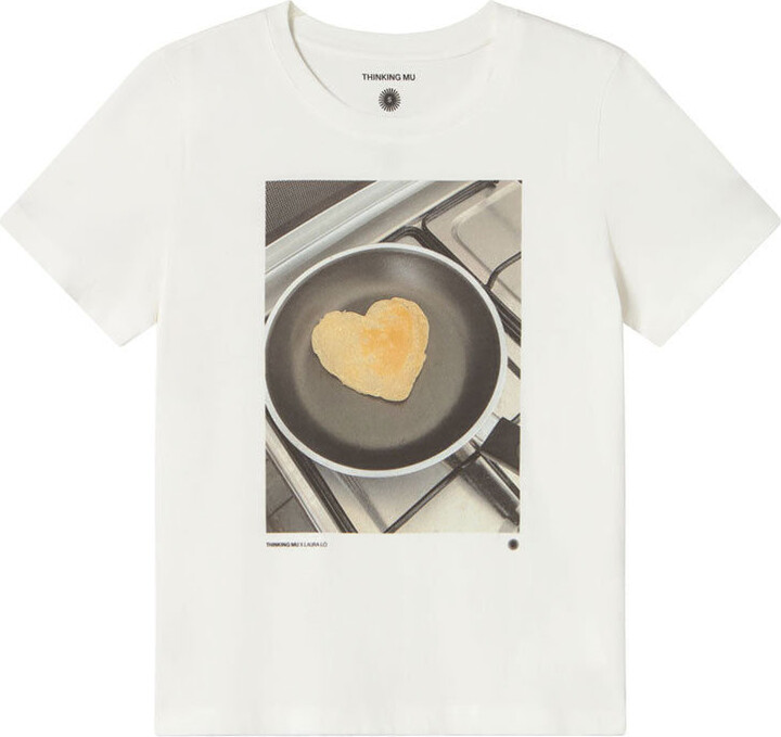 Thinking Mu White Pancake Ida T-Shirt