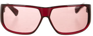 Valentino Tinted Logo-Embellished Sunglasses.
